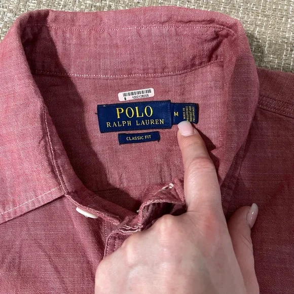 Polo Ralph Lauren Mens Button up sz L - Picture 4 of 9